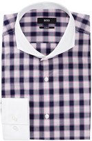 Thumbnail for your product : HUGO BOSS Johan Slim Fit Plaid Dress Shirt