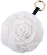 Thumbnail for your product : Adrienne Landau Spiral Rabbit Fur Rosette Pompom Bag Charm