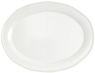 Vietri Chroma White Oval Platter