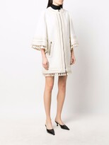 Thumbnail for your product : Andrew Gn Pompom-Trimmed Coat