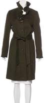 Thumbnail for your product : Escada Ruffle Cashmere Coat