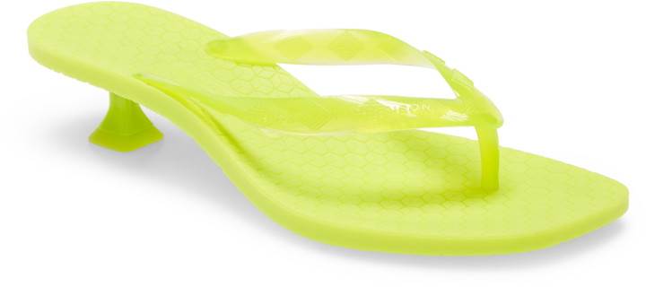 sigerson morrison kitten heel flip flop