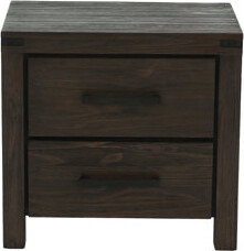 Union Rustic 2 Drawers Nightstand In Espresso
