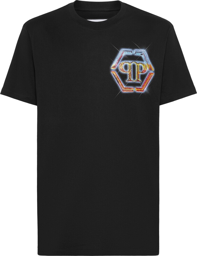 Philipp Plein T-shirt Round Neck SS Hexagon