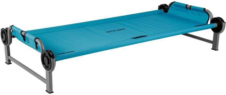 Disc-O-Bed 13.5 in. H x 32.5 in. W x 65 in. L Kid's Teal Single Cot