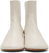 Thumbnail for your product : MM6 MAISON MARGIELA Off-White Pull-On Chelsea Boots