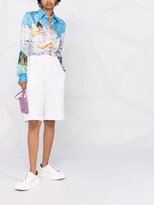 Thumbnail for your product : Casablanca Graphic-Print Silk Shirt