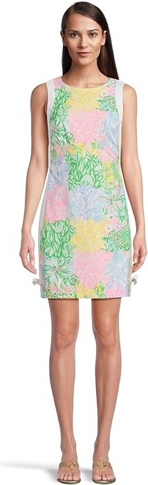 Lilly Pulitzer Beckler Stretch Shift Women's Dress Bright Delight