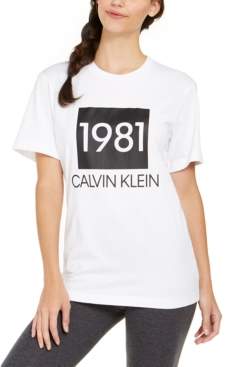 Calvin Klein Cotton 1981 Bold Lounge Sleep T-Shirt