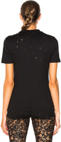 Thumbnail for your product : Givenchy Fitted Destroyed Logo Tee