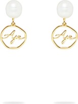 Thumbnail for your product : Aje Pearl Drop Stud Earrings
