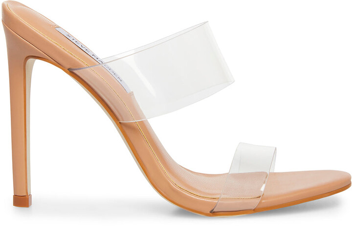 clear steve madden heels