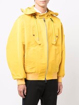 Thumbnail for your product : Alexander McQueen Hooded Bomber Jacket