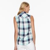 Thumbnail for your product : Croft & Barrow Women's Drop-Tail Sleeveless Blouse