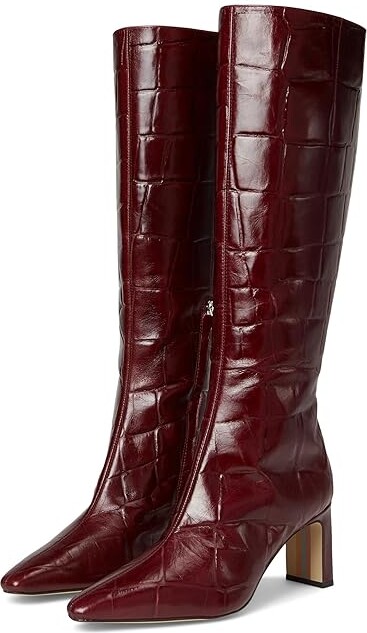 Sam Edelman Sylvia 2 Women's Boots French Merlot : 7.5 M, Leather