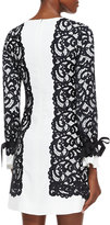 Thumbnail for your product : Alexis Varna Lace-Overlay Crepe Dress