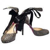 Thumbnail for your product : Ungaro Python print Exotic leathers Heels