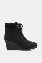 Thumbnail for your product : Ardene Faux Leather Wedge Ankle Boots
