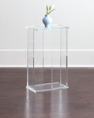 Interlude Home Chase Acrylic End Table
