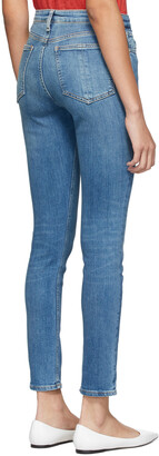 Rag & Bone Blue Nina High-Rise Skinny Jeans