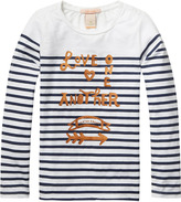 Thumbnail for your product : Scotch & Soda Striped Artwork Tee