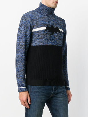 Iceberg bat appliqué sweater