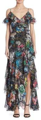 Peter Pilotto Silk Floral-Print Gown