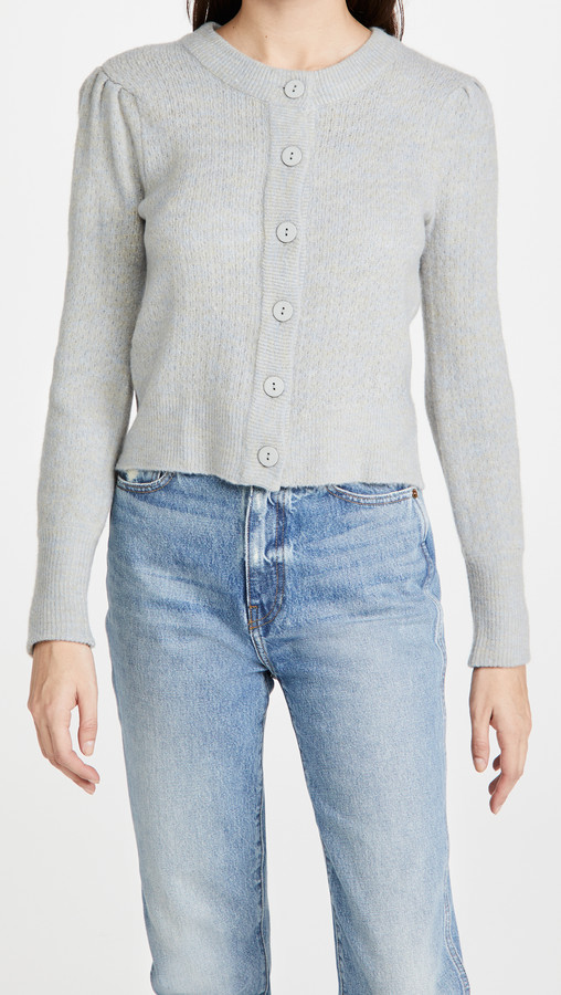 WAYF Jude Pointelle Cardigan ShopStyle