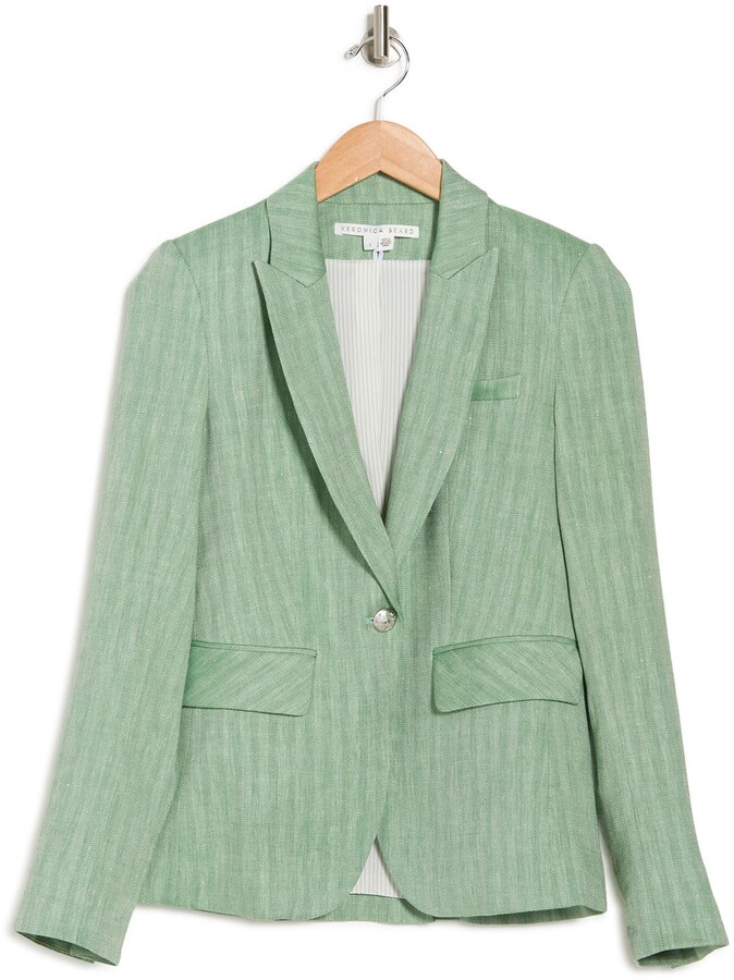 veronica beard green blazer