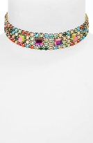 Thumbnail for your product : Topshop Rhinestone Choker Necklace