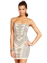 Thumbnail for your product : Ruby Rox Juniors Dress, Strapless Studded Bodycon