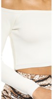 Thumbnail for your product : Torn By Ronny Kobo Nediva Milano Crop Top