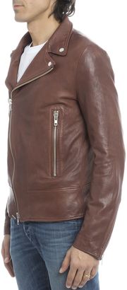S.W.O.R.D. Brown Leather Jacket