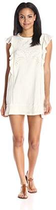 Moon River Women's Embroidered Shift Dress