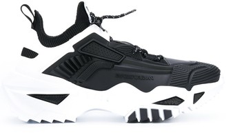 armani chunky trainers