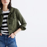 Thumbnail for your product : Madewell Rivet & Thread Garment-Dyed Crop Jacket