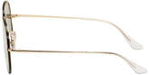 Thumbnail for your product : Ray-Ban Gold and Green Blaze Highstreet Sunglasses