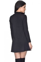 Thumbnail for your product : AX Paris Black Knitted Mini Swing Dress