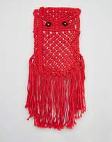 Thumbnail for your product : Glamorous Crochet Cross Body Bag In Red