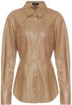 Thumbnail for your product : Isabel Marant Xiao leather shirt