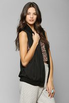Thumbnail for your product : Silence & Noise Silence + Noise Silky Bomber Vest