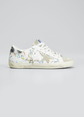 floral golden goose