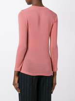 Thumbnail for your product : Issey Miyake crew neck fine knit top