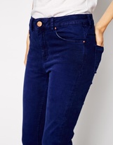 Thumbnail for your product : ASOS TALL Ridley High Waist Skinny Jeans in Regal Blue Wash