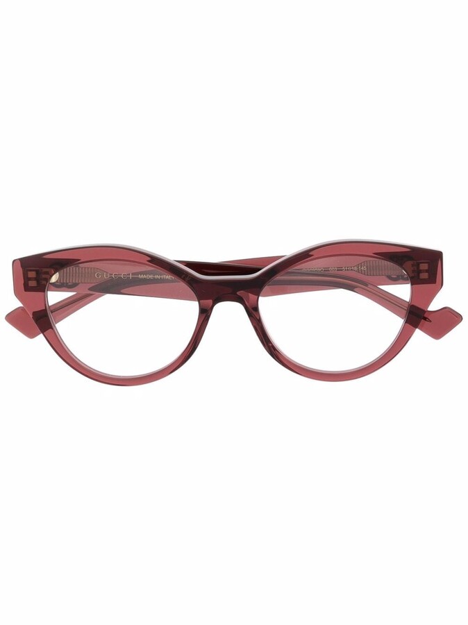 gucci red glasses frames