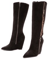 Thumbnail for your product : Ash Joyce Leopard Inset Wedge Boots