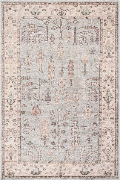 nuLoom NuloomSylariHandKnottedWoolAreaRug3'x5'LightBlue