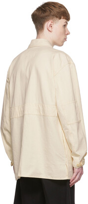 Maison Margiela Off-White Cotton Jacket