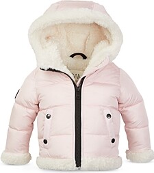 SAM. Baby Boys' & Girls' Matte Blizzard Quilted Fleece Lined Down Jacket - Baby
