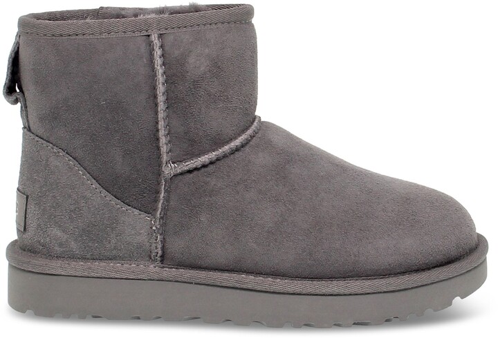 UGG Womens Grey Other Materials Ankle Boots - ShopStyle